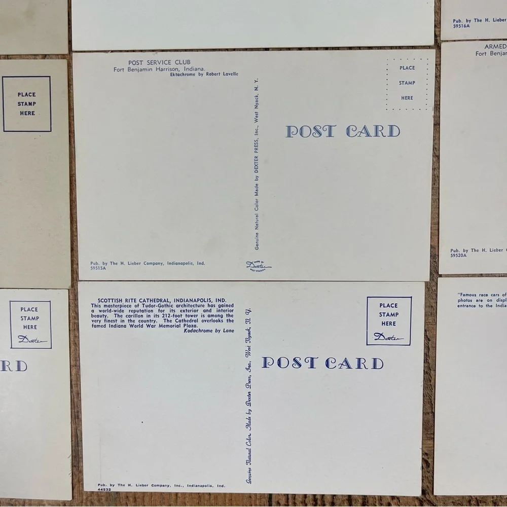 Vintage 70's Postcard Bundle Pack States Montana Indiana Minnesota Wisconsin
